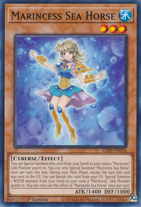 Marincess Sea Horse [LED9-EN038] Common | Amazing Games TCG