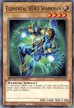 Elemental HERO Sparkman [SGX1-ENA04] Common | Amazing Games TCG