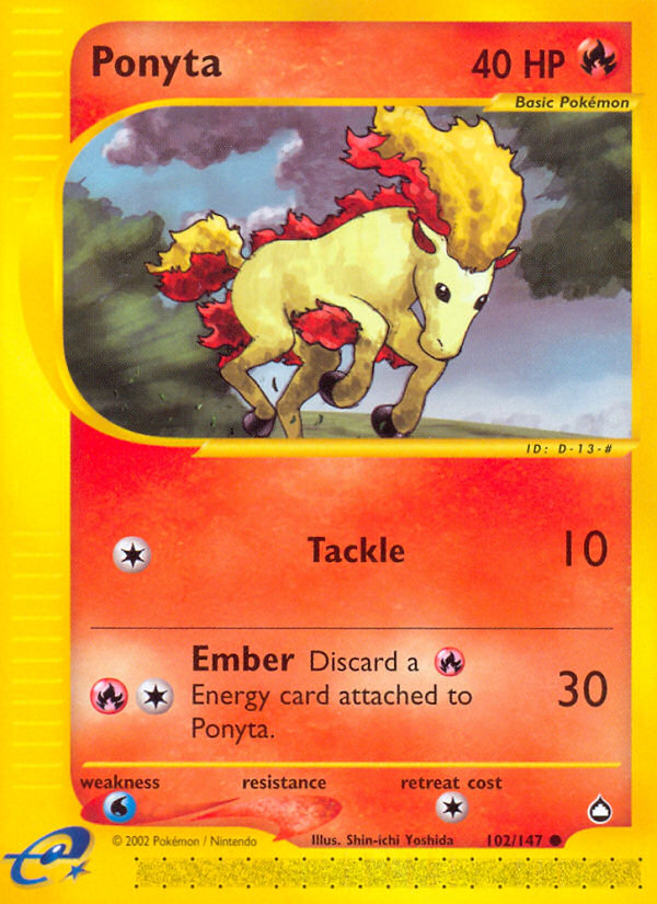 Ponyta (102/147) [Aquapolis] | Amazing Games TCG