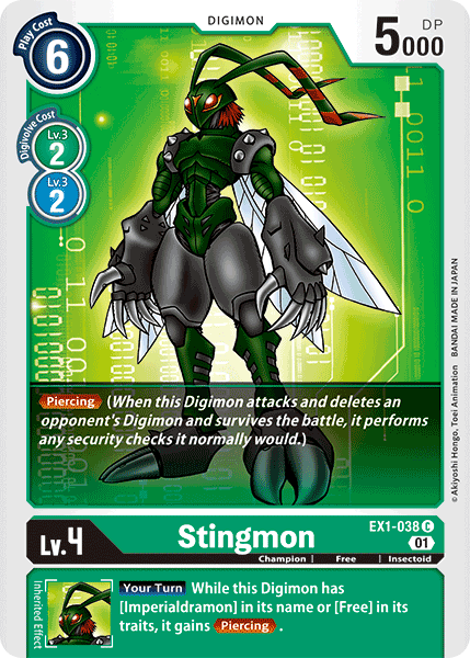 Stingmon [EX1-038] [Classic Collection] | Amazing Games TCG