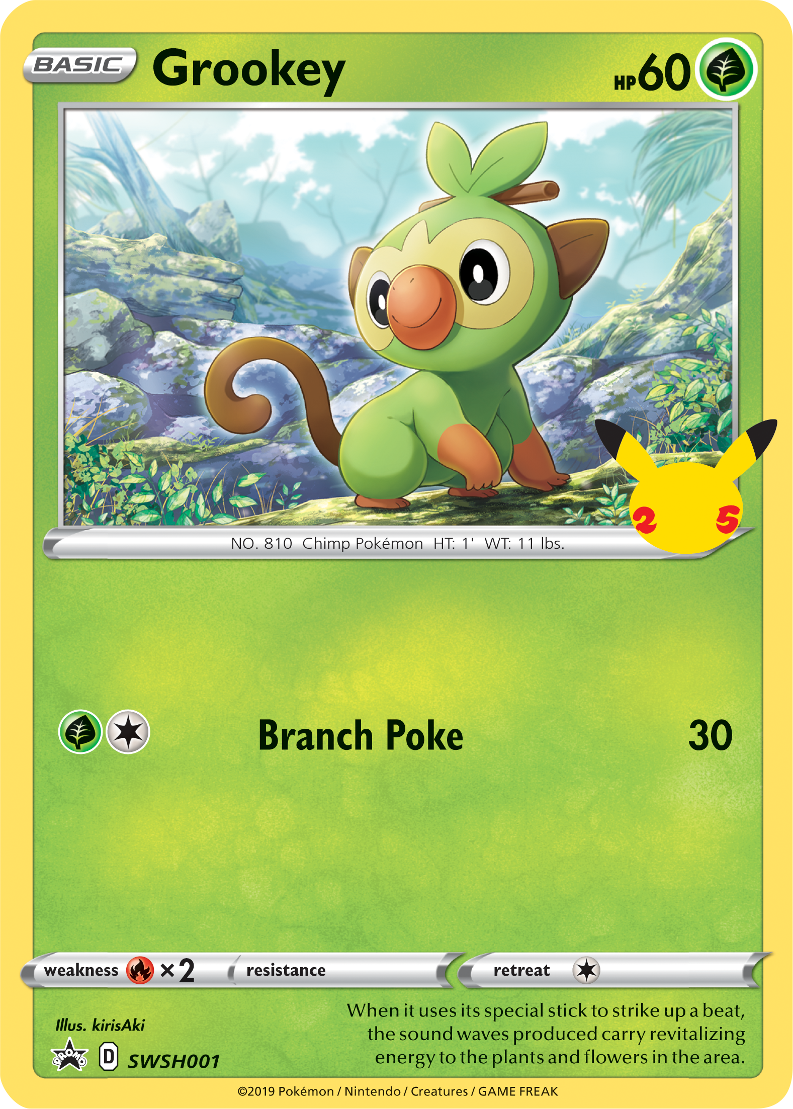 Grookey (SWSH001) [First Partner Pack] | Amazing Games TCG