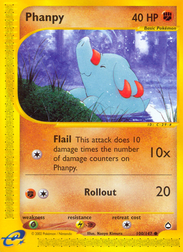 Phanpy (100/147) [Aquapolis] | Amazing Games TCG