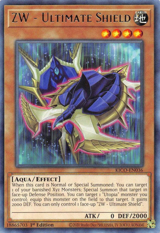 ZW - Ultimate Shield [KICO-EN036] Rare | Amazing Games TCG