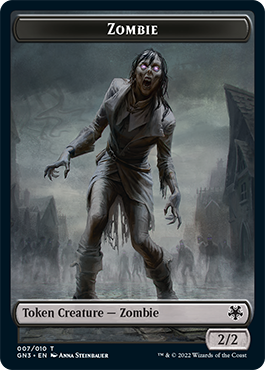 Zombie // Angel Double-Sided Token [Game Night: Free-for-All Tokens] | Amazing Games TCG