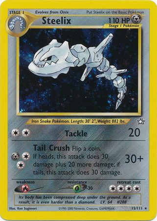 Steelix (15/111) [Neo Genesis Unlimited] | Amazing Games TCG