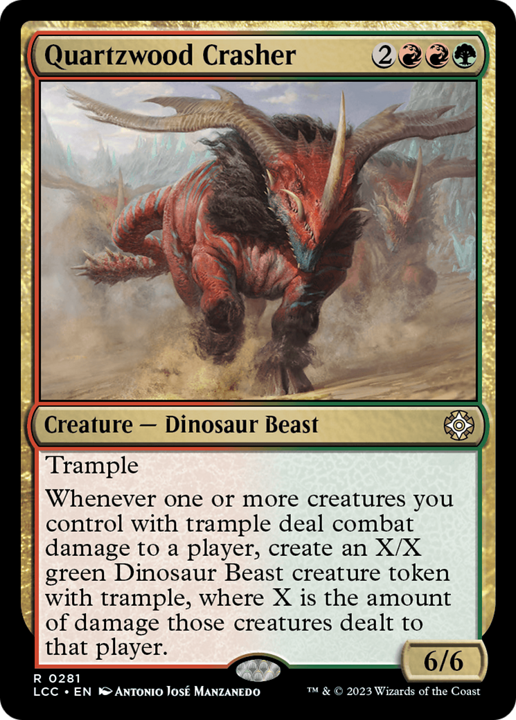 Quartzwood Crasher [The Lost Caverns of Ixalan Commander] | Amazing Games TCG