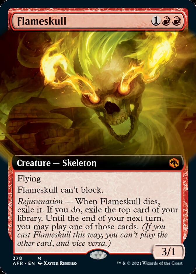 Flameskull (Extended) [Dungeons & Dragons: Adventures in the Forgotten Realms] | Amazing Games TCG
