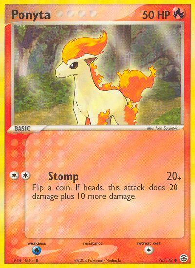 Ponyta (76/112) [EX: FireRed & LeafGreen] | Amazing Games TCG