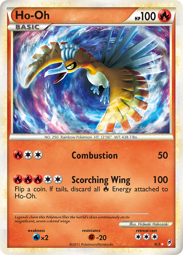 Ho-Oh (SL5) [HeartGold & SoulSilver: Call of Legends] | Amazing Games TCG