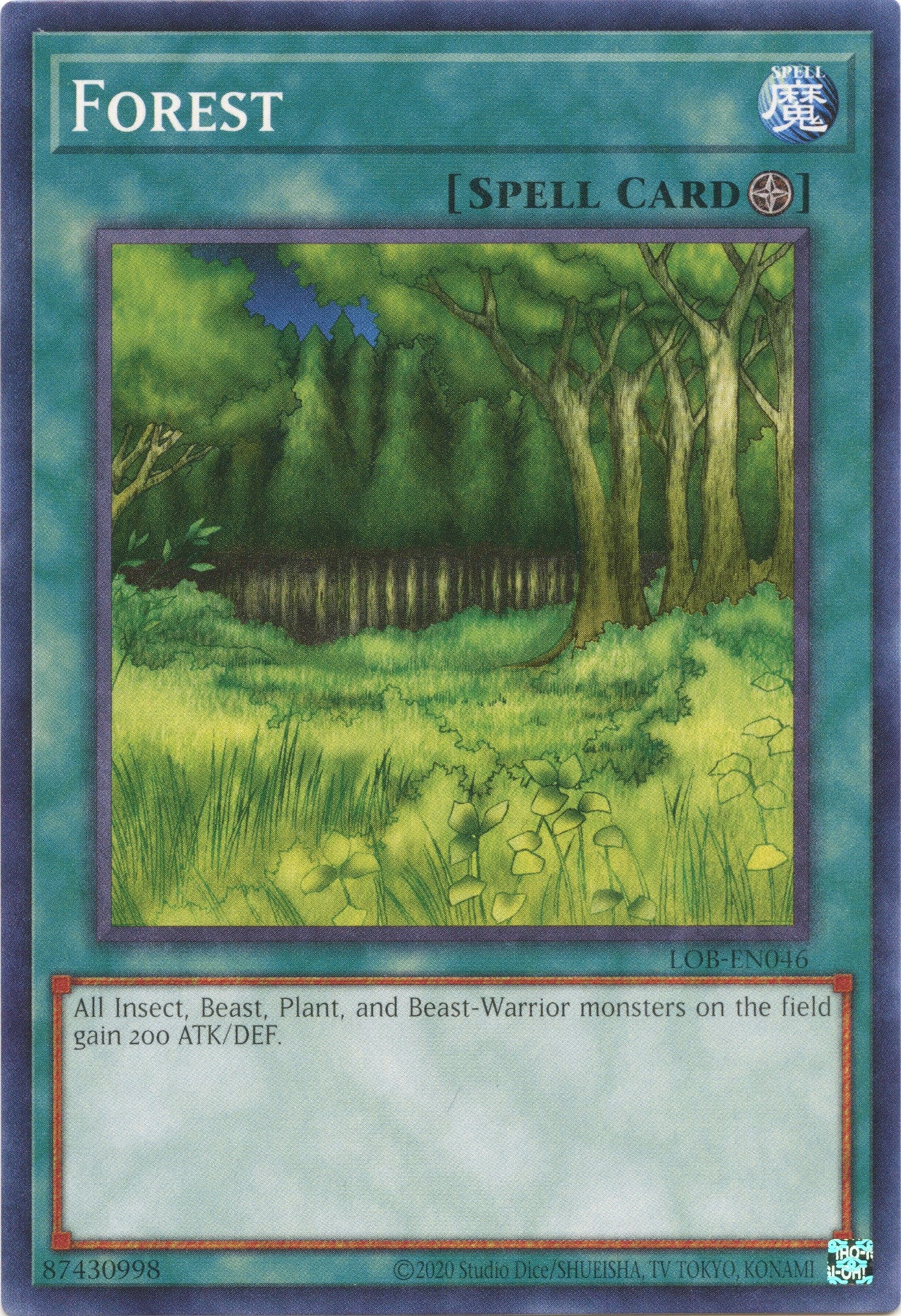 Forest (25th Anniversary) [LOB-EN046] Common | Amazing Games TCG