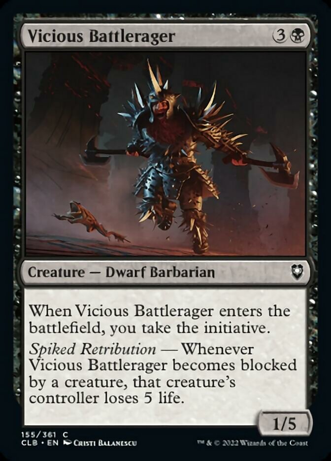 Vicious Battlerager [Commander Legends: Battle for Baldur's Gate] | Amazing Games TCG