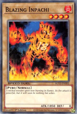 Blazing Inpachi [SGX1-ENH02] Common | Amazing Games TCG