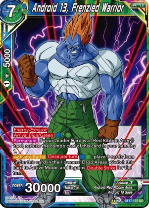 Android 13, Frenzied Warrior (BT17-137) [Ultimate Squad] | Amazing Games TCG
