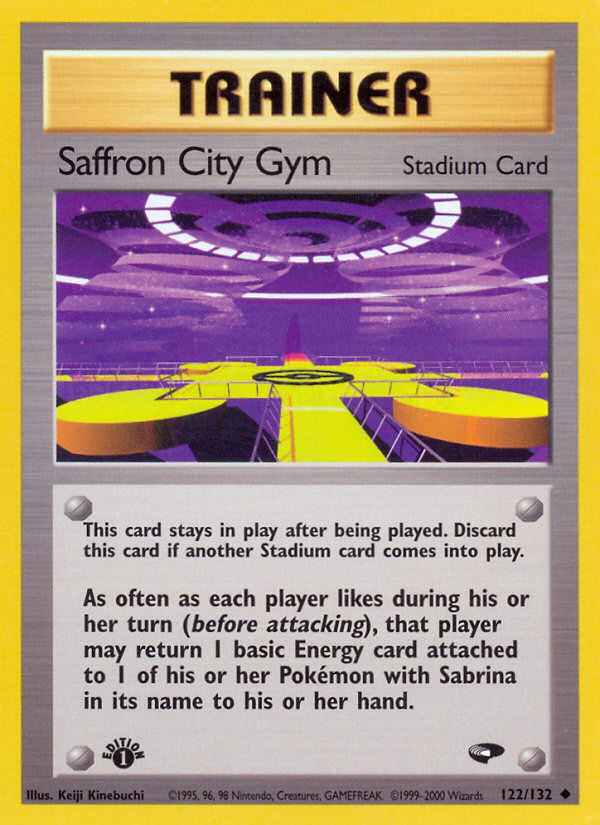 Saffron City Gym (122/132) [Gym Challenge 1st Edition] | Amazing Games TCG