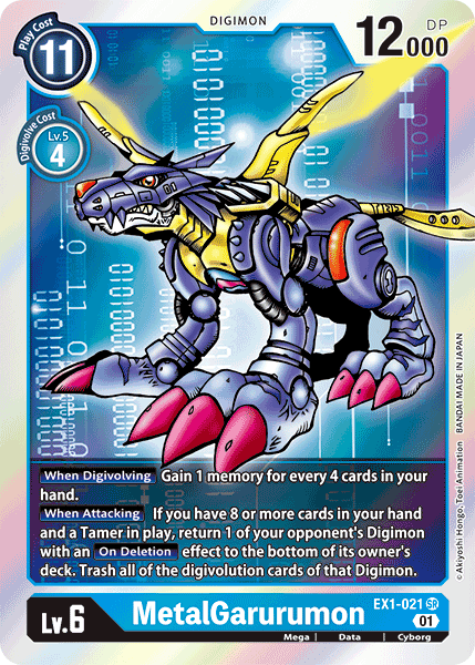 MetalGarurumon [EX1-021] [Classic Collection] | Amazing Games TCG