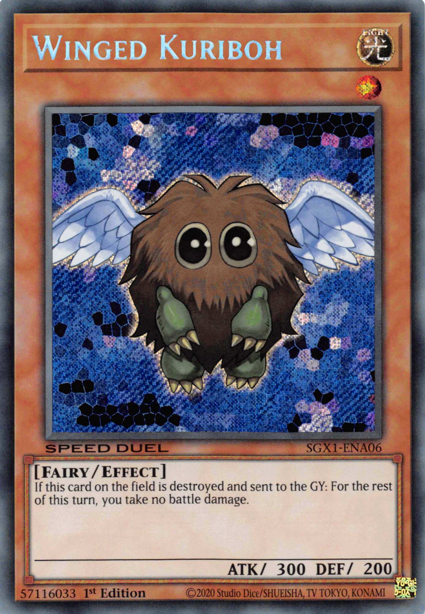 Winged Kuriboh [SGX1-ENA06] Secret Rare | Amazing Games TCG