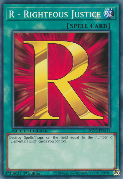 R - Righteous Justice [SGX2-ENA14] Common | Amazing Games TCG