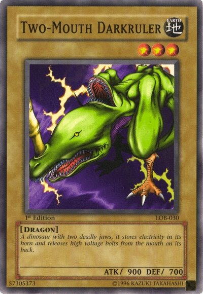 Two-Mouth Darkruler [LOB-030] Common | Amazing Games TCG