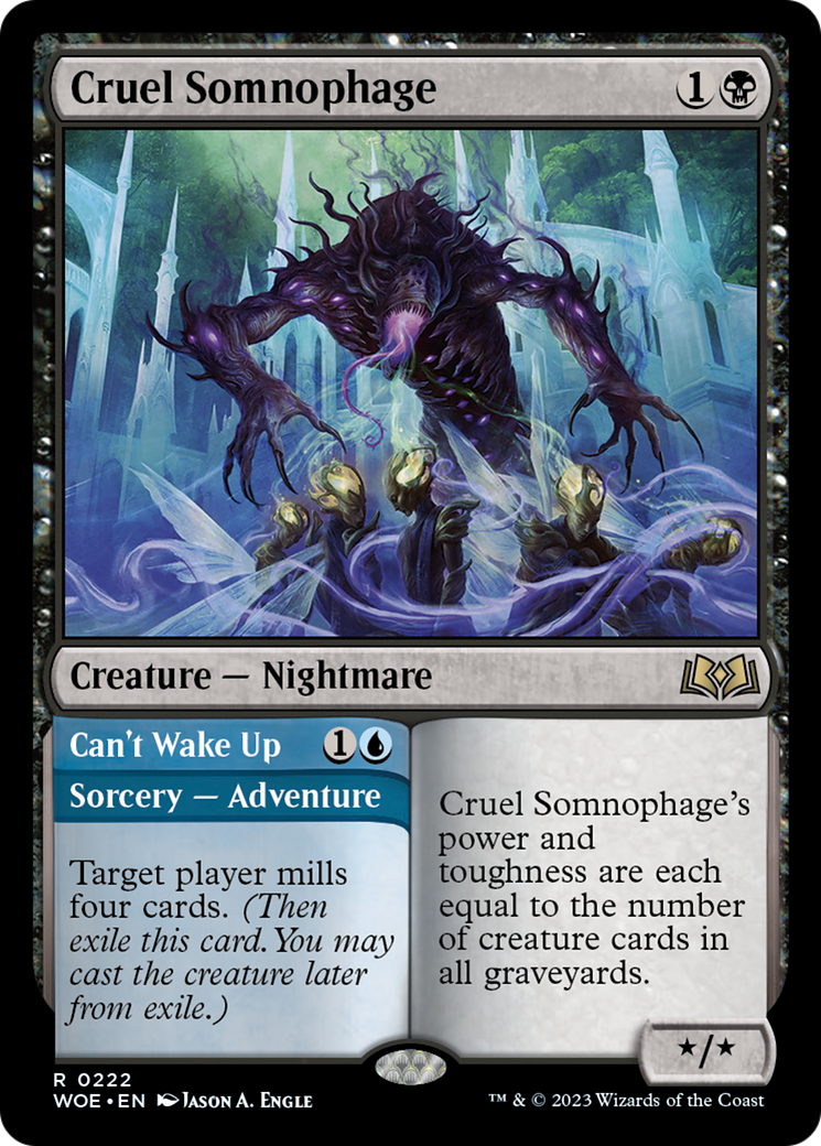 Cruel Somnophage // Can't Wake Up [Wilds of Eldraine] | Amazing Games TCG