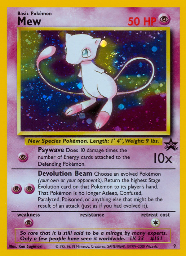 Mew (9) [Wizards of the Coast: Black Star Promos] | Amazing Games TCG