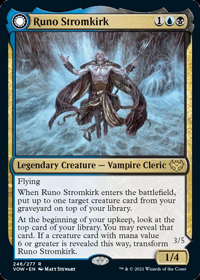 Runo Stromkirk // Krothuss, Lord of the Deep [Innistrad: Crimson Vow] | Amazing Games TCG