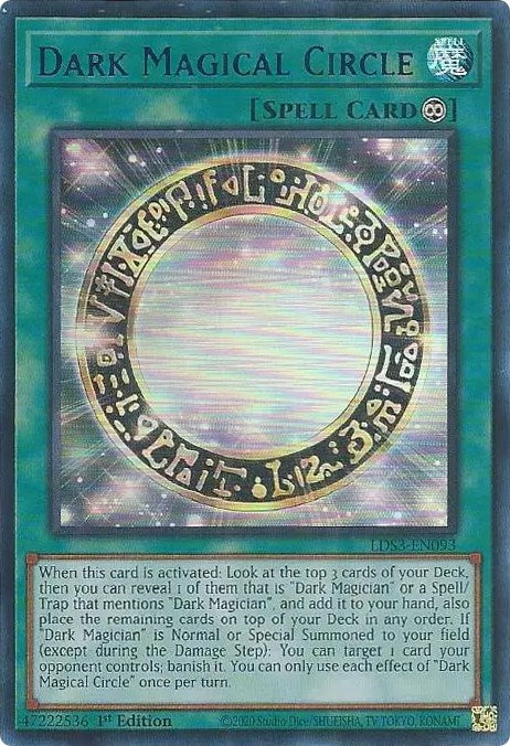 Dark Magical Circle (Blue) [LDS3-EN093] Ultra Rare | Amazing Games TCG