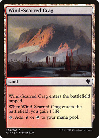 Wind-Scarred Crag [Commander 2017] | Amazing Games TCG