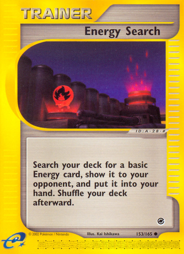 Energy Search (153/165) [Expedition: Base Set] | Amazing Games TCG