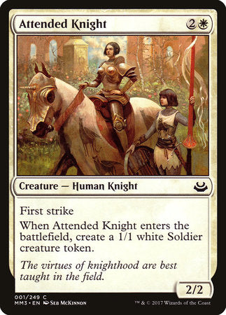 Attended Knight [Modern Masters 2017] | Amazing Games TCG