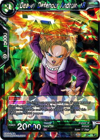 Deadly Defender Android 18 (BT5-065) [Miraculous Revival] | Amazing Games TCG