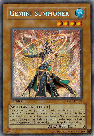 Gemini Summoner [TAEV-EN000] Secret Rare | Amazing Games TCG