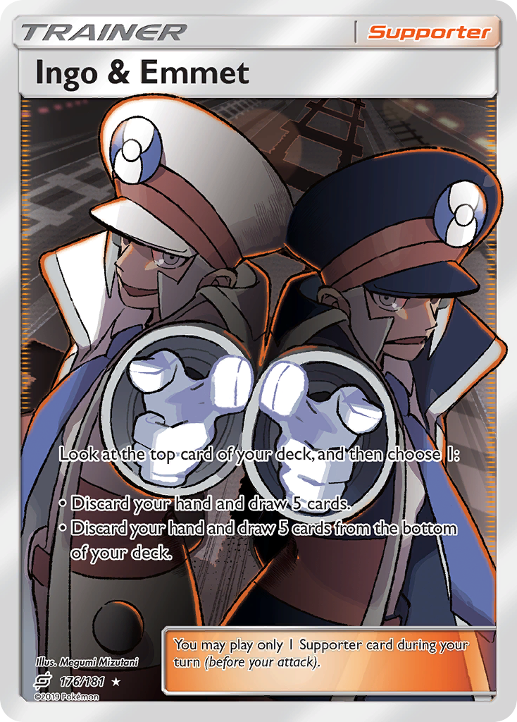 Ingo & Emmet (176/181) [Sun & Moon: Team Up] | Amazing Games TCG