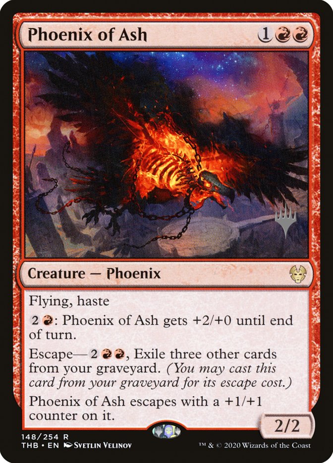 Phoenix of Ash (Promo Pack) [Theros Beyond Death Promos] | Amazing Games TCG