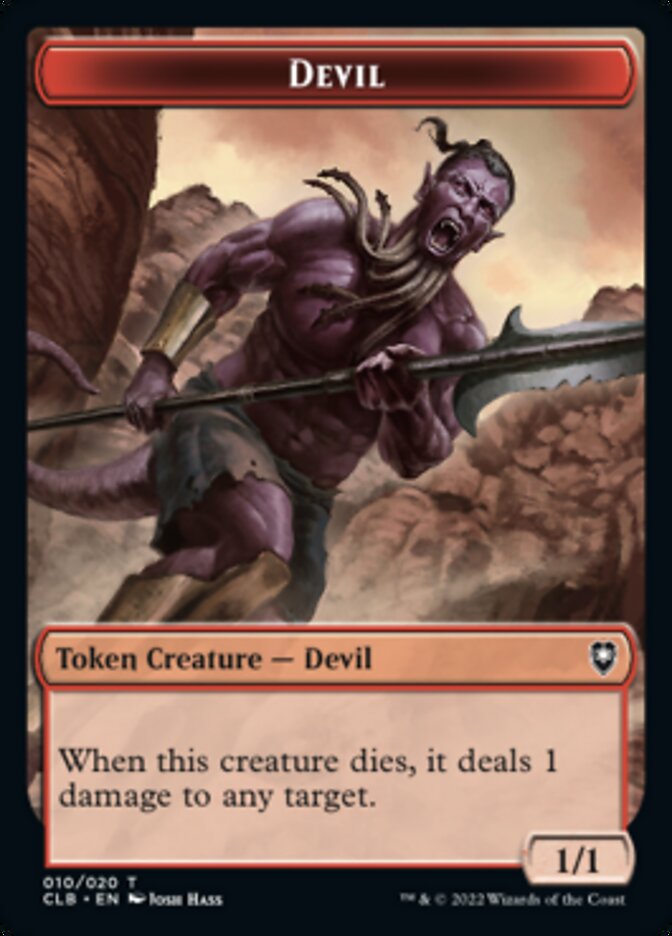 Devil Token [Commander Legends: Battle for Baldur's Gate Tokens] | Amazing Games TCG