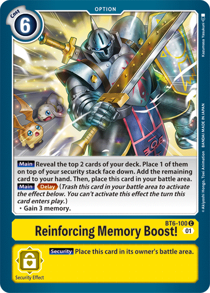 Reinforcing Memory Boost! [BT6-100] [Double Diamond] | Amazing Games TCG
