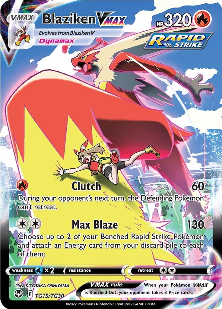 Blaziken VMAX (TG15/TG30) [Sword & Shield: Silver Tempest] | Amazing Games TCG