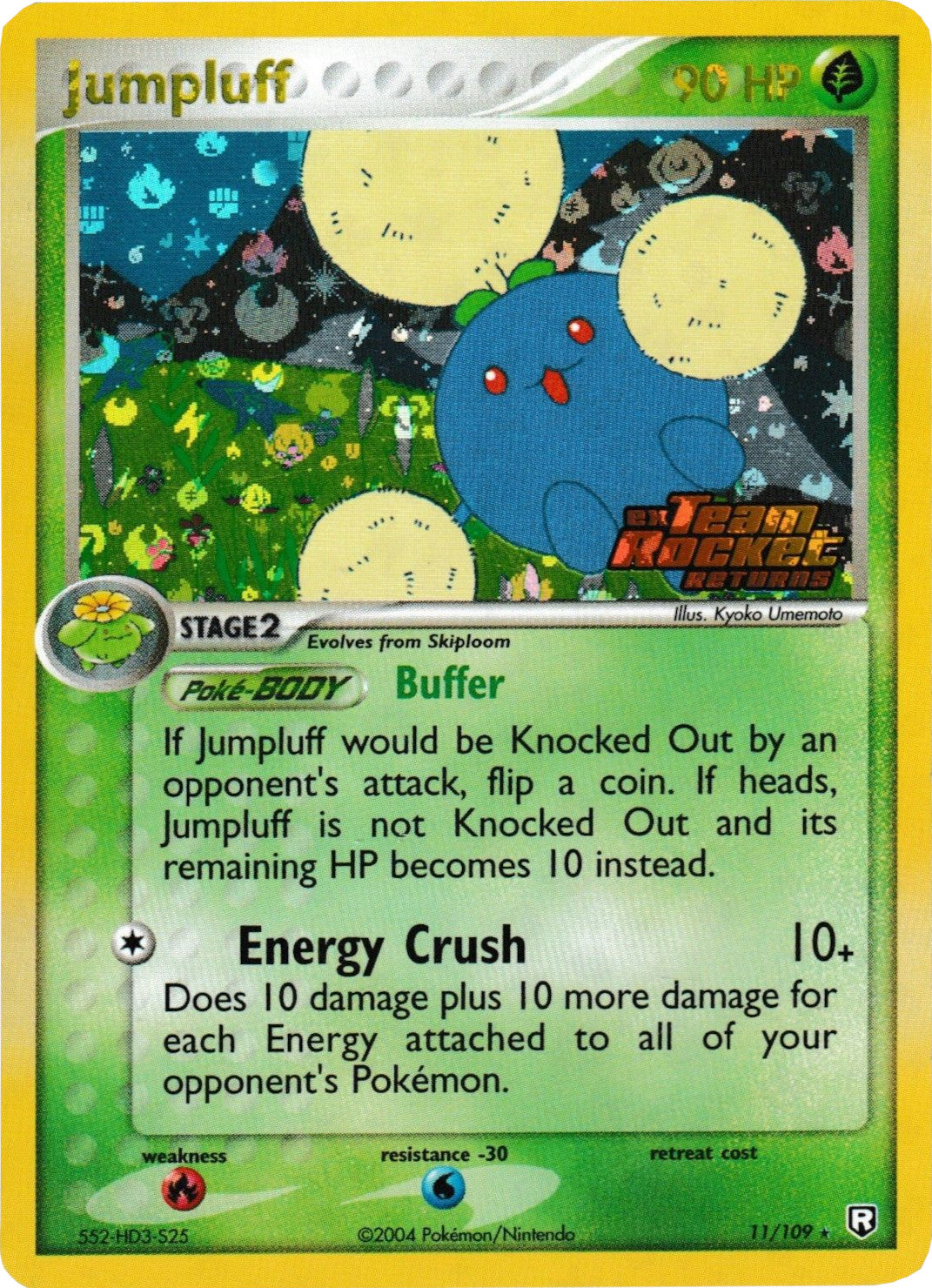 Jumpluff (11/109) (Stamped) [EX: Team Rocket Returns] | Amazing Games TCG