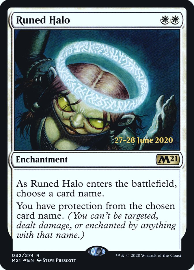 Runed Halo  [Core Set 2021 Prerelease Promos] | Amazing Games TCG