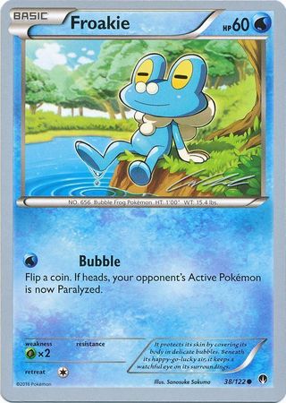 Froakie (38/122) (Ninja Blitz - Cody Walinski) [World Championships 2016] | Amazing Games TCG