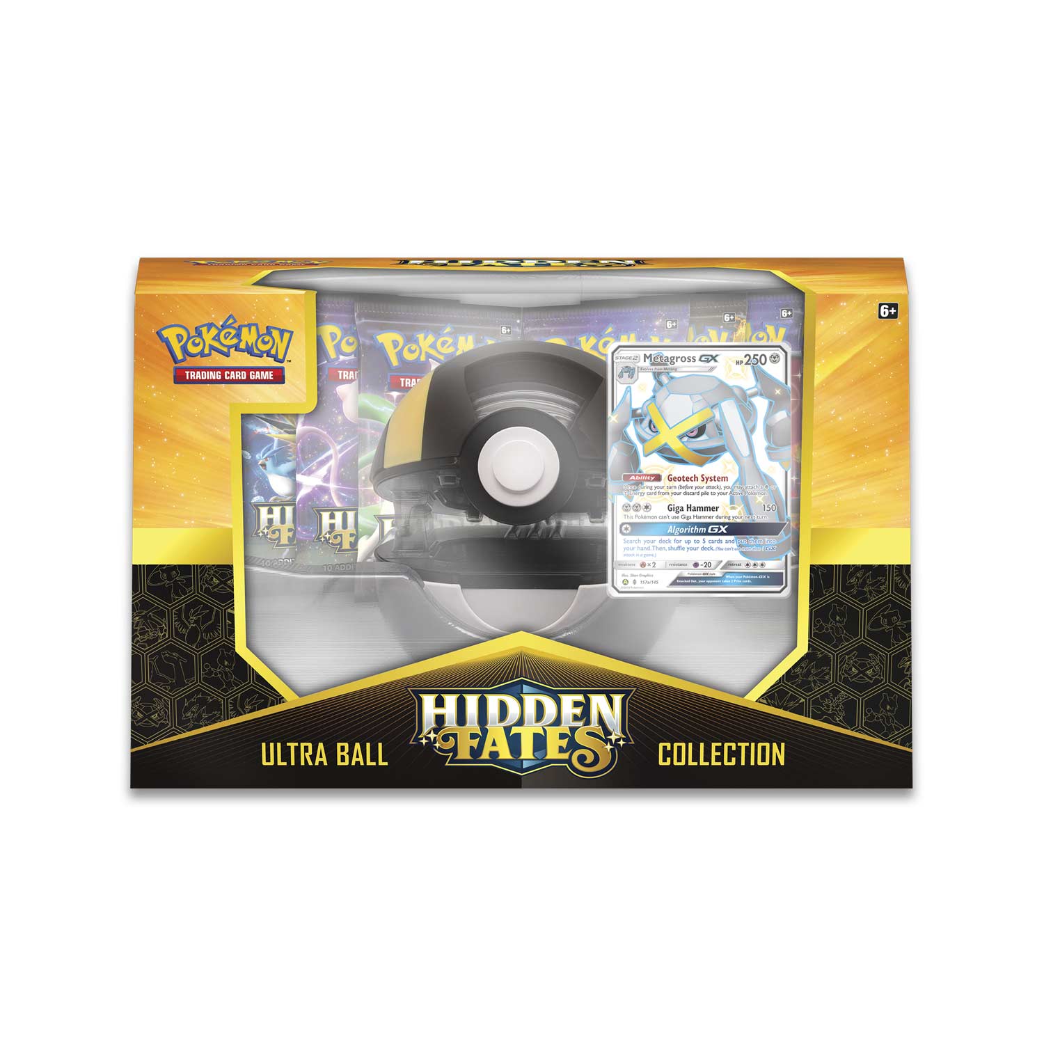 Hidden Fates - Ultra Ball Collection (Shiny Metagross GX) | Amazing Games TCG