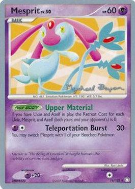 Mesprit LV.30 (14/123) (Happy Luck - Mychael Bryan) [World Championships 2010] | Amazing Games TCG