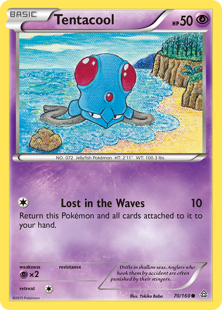 Tentacool (70/160) [XY: Primal Clash] | Amazing Games TCG