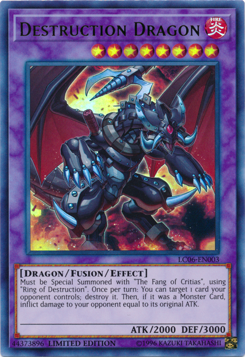 Destruction Dragon - LC06-EN003 [LC06-EN003] Ultra Rare | Amazing Games TCG