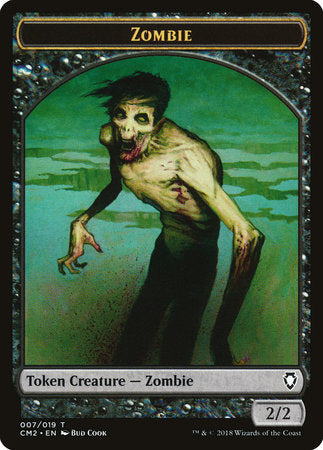 Zombie Token [Commander Anthology Volume II Tokens] | Amazing Games TCG