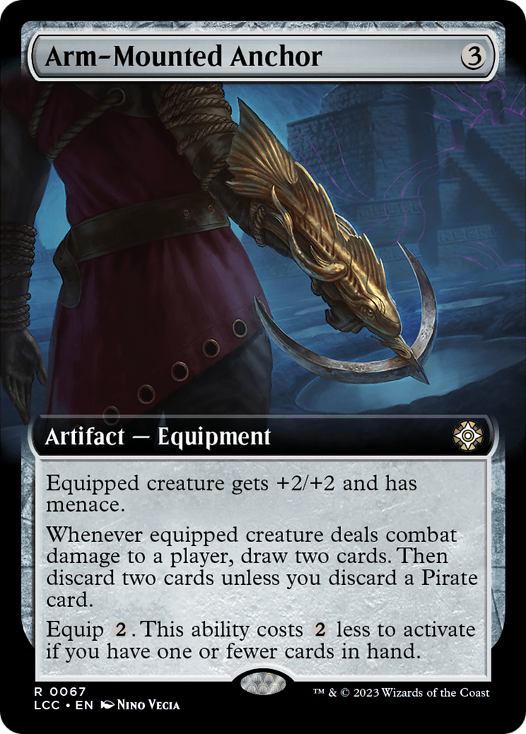 Arm-Mounted Anchor (Extended Art) [The Lost Caverns of Ixalan Commander] | Amazing Games TCG