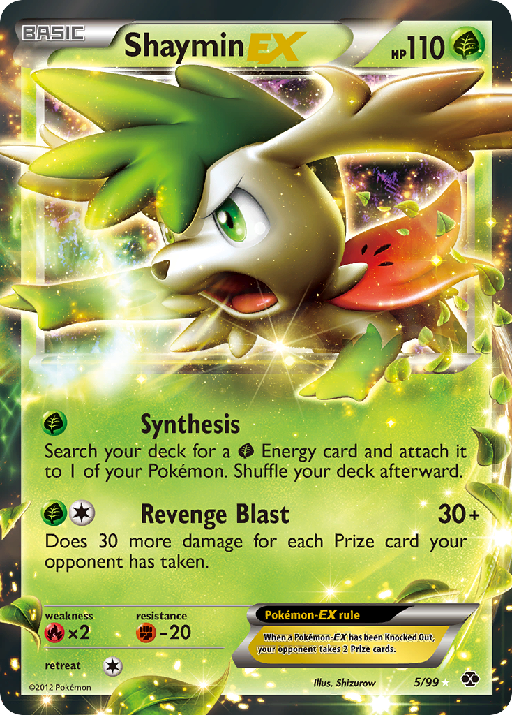 Shaymin EX (5/99) [Black & White: Next Destinies] | Amazing Games TCG