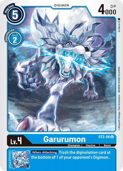 Garurumon [ST2-06] [Starter Deck: Cocytus Blue Promos] | Amazing Games TCG