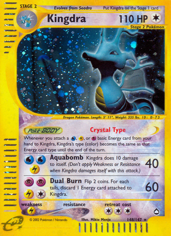 Kingdra (148/147) [Aquapolis] | Amazing Games TCG