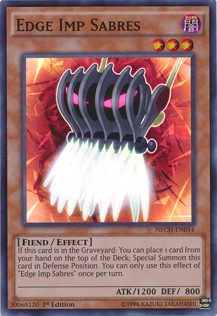 Edge Imp Sabres [NECH-EN014] Super Rare | Amazing Games TCG