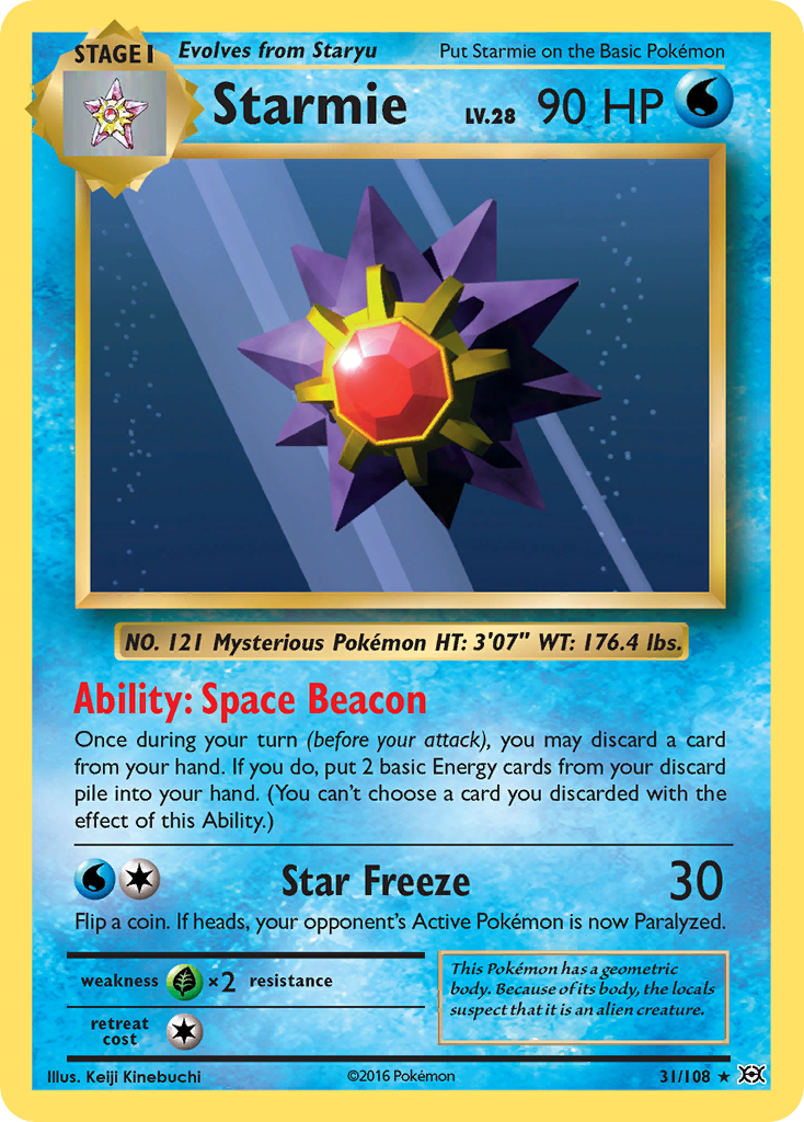 Starmie (31/108) [XY: Evolutions] | Amazing Games TCG